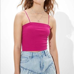American Eagle tube top with spaghetti straps